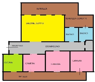 zoom immagine (Appartamento 120 mq, soggiorno, 3 camere, zona Novoli / Firenze Nova / Firenze Nord)