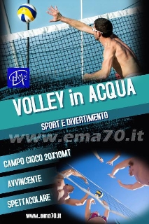 zoom immagine (Noleggio gonfiabile volley in acqua - per eventi aziendali)